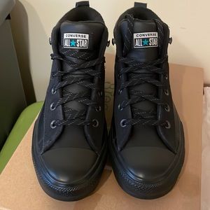 Converse leather shoe